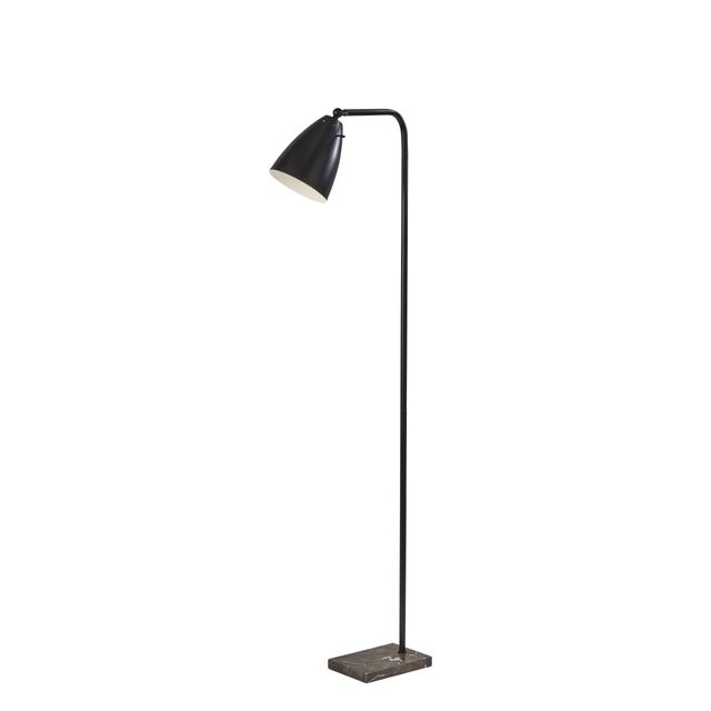 Adesso® Vincent Black Floor Lamp-0