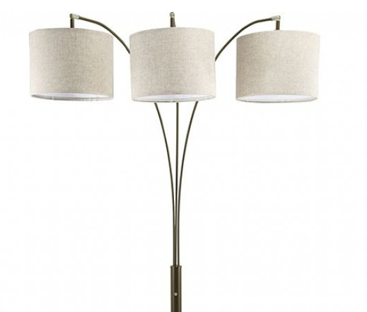 Furniture of America® Fanny Brown Floor Lamp-1