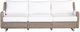 Flexsteel® Vista Natural/Warm Gray Canvas Outdoor Sofa-1