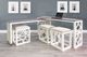 Sunny Designs™ 5-Piece Buckskin/Marble White Nesting Console Table Set-1