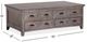 Magnussen Home® Paxton Place Dovetail Gray Lift Top Storage Cocktail Table with Casters-1