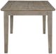 HH2 Home Kirkwood Gray Wire Brush Rectangle Dining Table-2