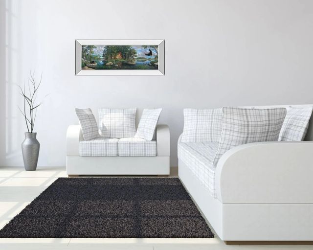 Classy Art Freedoms Promise Trilogy by Kim Norlien Mirror Framed Wall Art-1