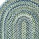 Capel Rugs Homecoming Sky Blue 8' x 11' Oval Rug-1