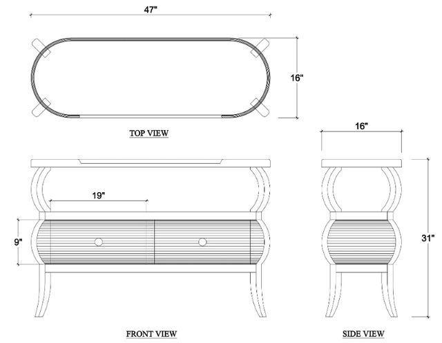 Bramble Customizable Savannah Console Table-1