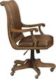 Hooker® Furniture Brookhaven Brown/Cherry Swivel Desk Chair-0