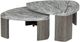 Signature Design by Ashley® Surmour 2-Piece Gray Stacked Cocktail Table Set with Brown Base-0