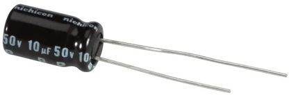 RadioShack 10.0uF 50V 20% Radial Electrolytic Capacitor-0