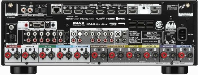 Denon® Black 9.4 Ch AV Home Theater Receiver -2