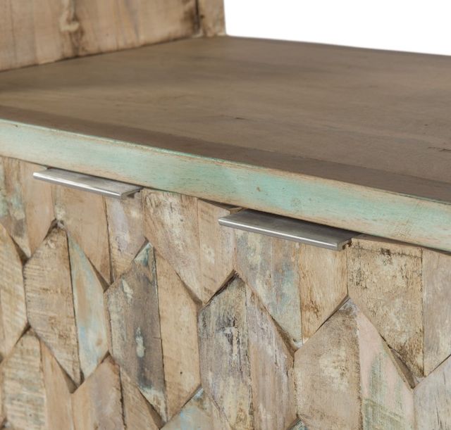 Home Trends & Design Ibiza Vintage Teal Bookshelf-4