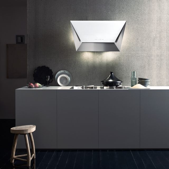 Falmec Design Collection 28" White Wall Mounted Range Hood Falmec Design Collection 28" White Wall Mounted Range Hood