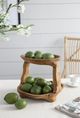 A & B Home Green Faux Lime Bowl Filler-3