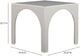 TOV Furniture Tomlin Cream Chenille Mahjong Table-2