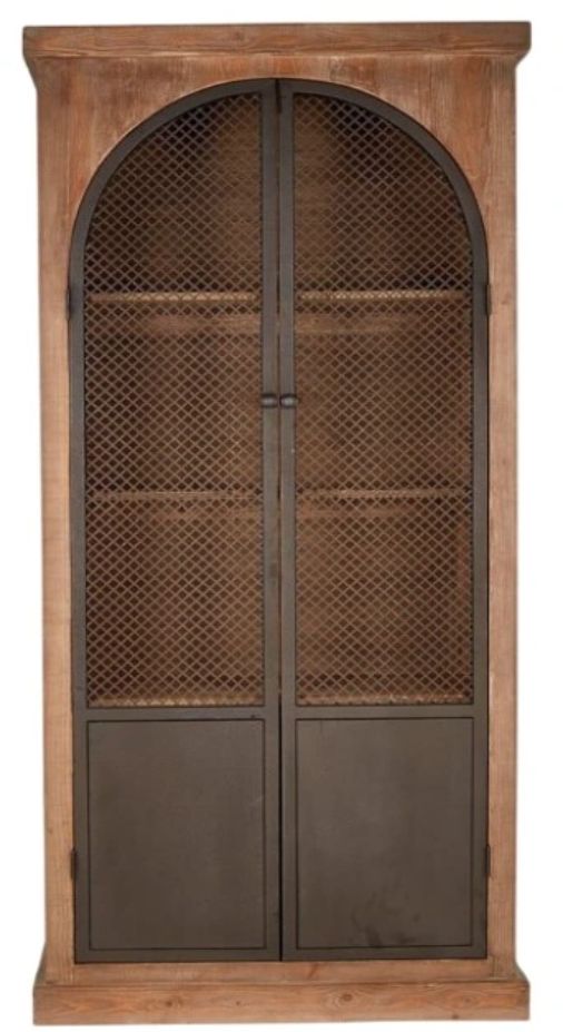 Nest Home Collections Arch Medium Gray Cabinet-2