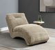 Elements International Dominick II Masis Taupe Chaise -1
