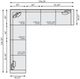 Bernhardt Nest Bernhardt Living 5-Piece Beige Leather L-Shape Facing Sectional-4