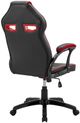 Armen Living Aspect Black/Red Adjustable Racing Gaming Chair-4