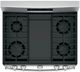 GE® 30" Black/Stainless Steel Freestanding Gas Range-4