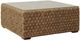 Furniture Classics Laguna Glass Top Cocktail Table with Brown Base-0