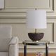 Uttermost® Kalo Mahogany Semi-Circular Table Lamp-2