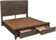 aspenhome® Easton Burnt Umber Queen Panel Storage Bed-1