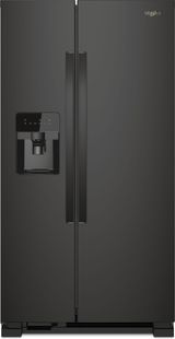 Whirlpool® 21.4 Cu. Ft. Black Side-By-Side Refrigerator