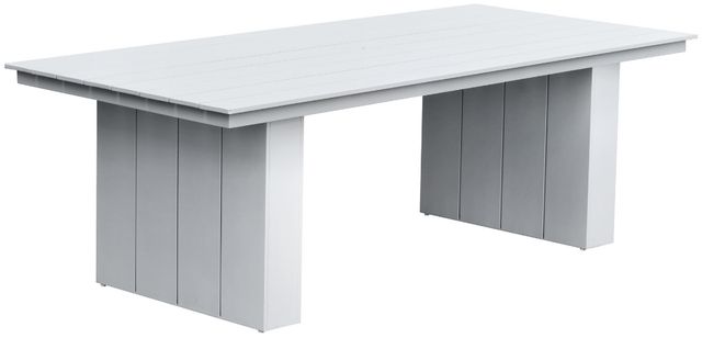 Intercon Nash 7-Piece Buff Aluminum/Fabric Outdoor Dining Table Set with Upholstered Chairs-1