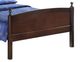 Night & Day Furniture™ Zest Bedroom Licorice Dark Chocolate Twin Panel Bed-1