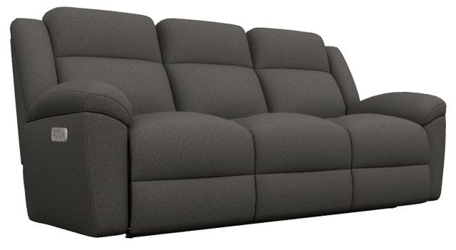 La-Z-Boy® Joel Charcoal Power Reclining Sofa with Headrest and Lumbar-0