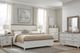 American WoodCrafters Beach Comber Brown/Weathered White Queen Panel Bed-1