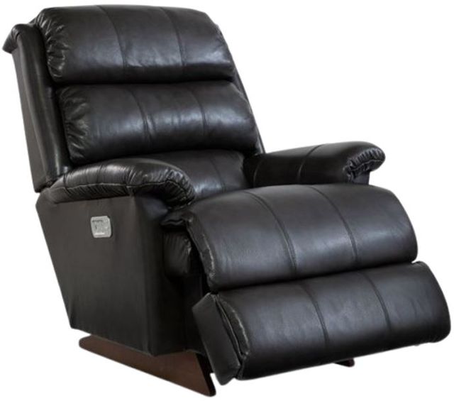 La-Z-Boy® Astor Shitake Leather Power Rocking Recliner with Headrest and Lumbar-4