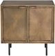 Four Hands Sunburst Aged Brass Cabinet Nightstand-2