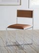 Modus Furniture Amalfi Cognac X-Base Side Chair-1