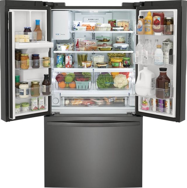 Frigidaire® 36" 27.8 Cu. Ft. Black Stainless Steel French Door Refrigerator-2