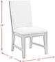 Elements International Donovan 7-Piece Black/Gray Upholstered Dining Set-3