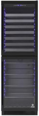 Vinotemp Butler Series 24" Black Freestanding Dual-Zone Wine and Beverage Cooler-0