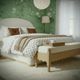 TOV Furniture Thelma Natural/Off-White Bench-1