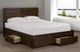 Titus Furniture Walnut Full Panel Storage Bed-2