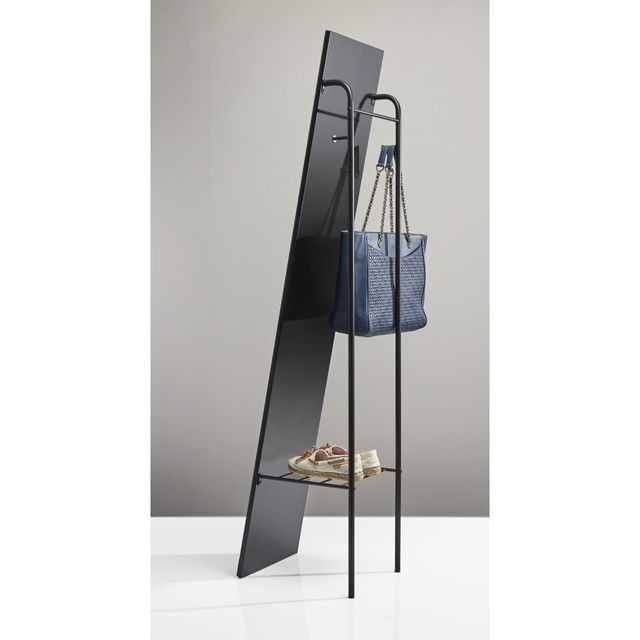 Adesso® Tillie Black Floor Mirror-1