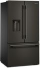 KitchenAid® 36" 30.5 Cu. Ft. Black Ore French Door Refrigerator with Exterior Water and Ice DIspenser-4