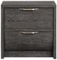 Magnussen Home® Kinsley Black Heron Drawer Nightstand-2
