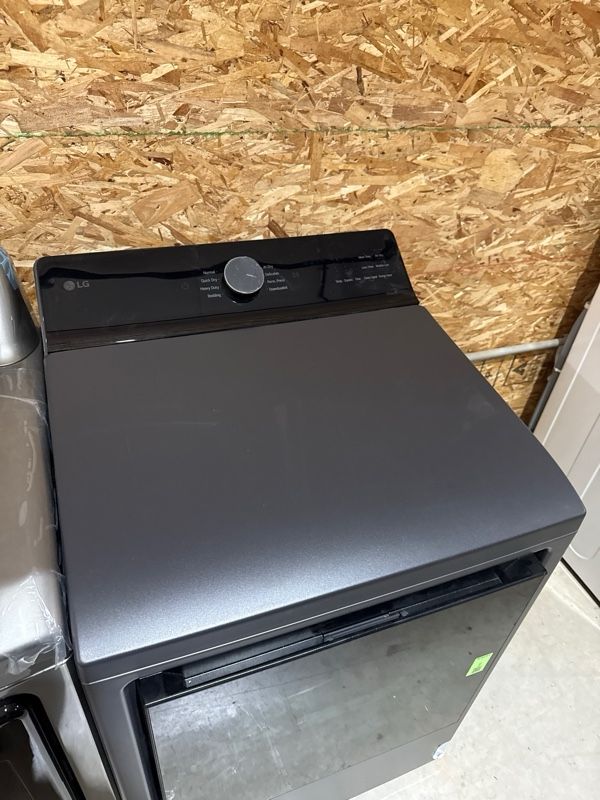 Clearance LG 7.3 Cu. Ft. Matte Black Gas Dryer-1