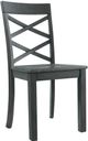 Elements International Renegade 6-Piece Grey Dining Set-4
