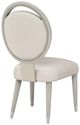 Michael Amini® Eclipse Ivory Jacquard/Moonlight Side Chair-4