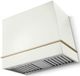 AGA Loge 36" White Wall Mounted Range Hood with Brushed Brass Trim-0