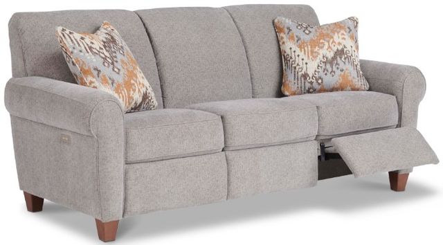 La-Z-Boy® Bennett duo® Pewter Power Reclining Sofa-4
