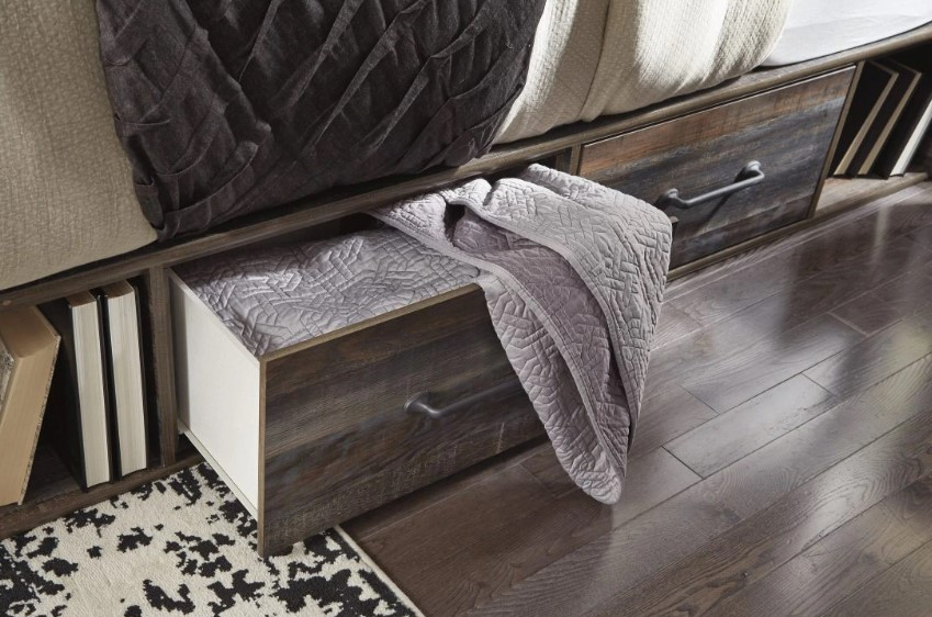 Signature Design By Ashley Drystan Storage Bookcase Bed - Thumbnail 4
