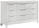 Coaster® Marmore 4-Piece White Queen Bedroom Set-3