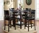 New Classic® Home Furnishings Gia Ebony Counter Height Dining Chair-1