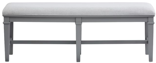 Magnussen Home® Charleston Harbor Gray Dining Bench-2